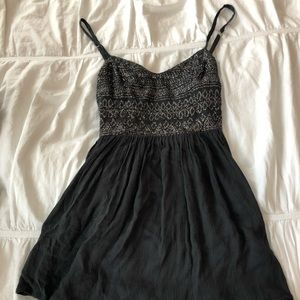 Hollister grey embellished dress